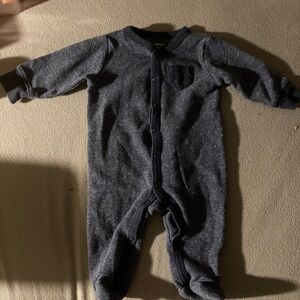 Carter's Blue Cozy Footie One Piece